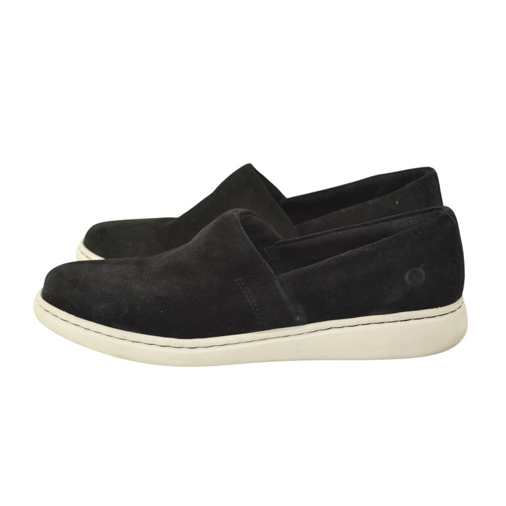 Born Womens Size 11 Sneakers Black Suede Casual Comfort